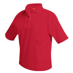 Pique Polo-Red, SS-EMB-PCA