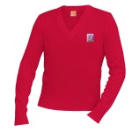 V-Neck Pull Over_Red