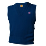 Navy_V-Neck Pullover Vest