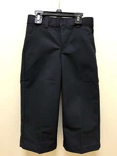 Flat Front Pants Navy – Size 29-38 Husky